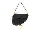 Christian Dior Medium Saddle Bag Black